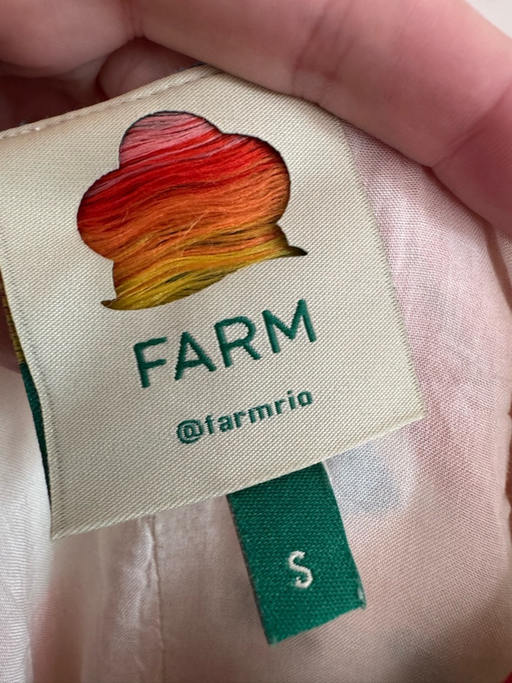FARM Rio Cream Maxi Dress with Red, Green, Blue & Yellow Fruit Print - Picture 4 of 4